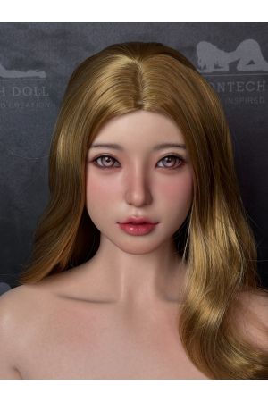 Irontech Realistic Makeup Practice Mannequin Head No.1402, Wig Display & Styling Training Model ideal for wig styling, product photos, tutorials, and display setups
