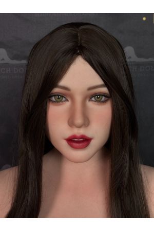 Irontech Realistic Makeup Practice Mannequin Silicone Head No. 4002, Ideal for wig styling, makeup tutorials, and display setups