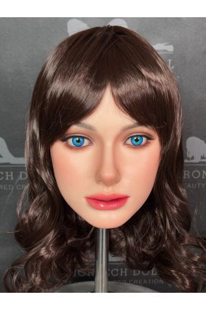 Irontech Realistic Makeup Practice Mannequin Head No.17, Wig Display & Styling Training Model ideal for wig styling, product photos, tutorials, and display setups