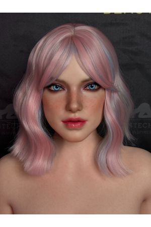 Irontech Realistic Makeup Practice Mannequin Head No.46, Wig Display & Styling Training Model ideal for wig styling, product photos, tutorials, and display setups