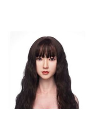 Irontech Hair Style J2, Natural-style wig in a rich dark brown tone. Designed with soft full bangs and cascading loose waves, it creates a beautifully full, face-framing silhouette with effortless movement, Suitable for Everyday Wear, Parties, And Events